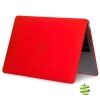 Coque de protection intégrale rigide mate pour MacBook Air 13 Pouces Retina et M1 (2018/2020)-Rouge