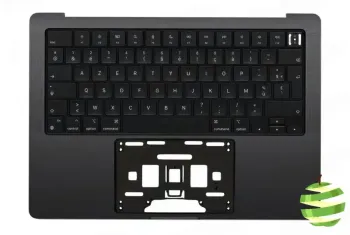 RMP-661-42518-Top Case Azerty (FR) MacBook Pro 14″ M4 (2024) Noir Sidéral Reconditionné Grade B