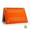 Coque de protection intégrale rigide mate pour MacBook Air 13 Pouces A1369 et A1466 - Orange