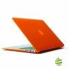 Coque de protection intégrale rigide mate pour MacBook Air 13 Pouces A1369 et A1466 - Orange