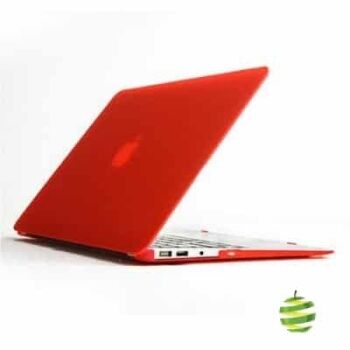 Coque de protection intégrale rigide mate pour MacBook Air 13 Pouces A1369 et A1466 - Rouge