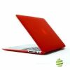 Coque de protection intégrale rigide mate pour MacBook Air 13 Pouces A1369 et A1466 - Rouge