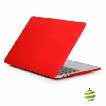 Coque de protection intégrale rigide mate pour MacBook Pro Rétina 13 Pouces A1706 et A1708 (2016/2017) - Rouge