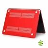 Coque de protection intégrale rigide mate pour MacBook Pro Rétina 13 Pouces A1706 et A1708 (2016/2017) - Rouge