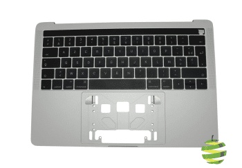 661-07951 Top Case MacBook Pro 13" Retina TouchBar A1706 Clavier Azerty Argent_1_BestInMac