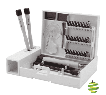 Boite de reparation multifonction pour tous modeles Apple : iMac, MacBook, iPhone...ultra-complete 41 outils