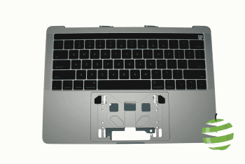 661-07951-US-REC-A Top Case Apple sans batterie pour MacBook Pro 13" Retina A1706 Touch Bar clavier Qwerty (US) Argent (2016/2017) Reconditionné Grade A_BestInMac