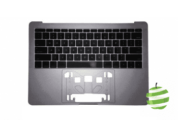 661-05114-REC-B US MacBookPro A1708 Topcase keyboard Qwerty (US/EN) Space Gray Reocnditionné Grade B_BestinMac