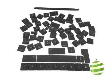 Lot complet de touches de clavier pour remplacement modèle Azerty (Fr) MacBook Pro M1/M2/M3 et MacBook Air M2/M3 (2021/2024)
