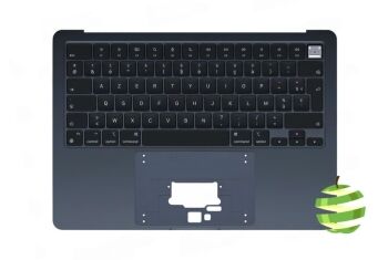 RMP-661-25688-FR-REC-A-Top case clavier Azerty (FR) pour MacBook Air 13 M2 A2681 (2022) Bleu Minuit_Reconditionné-Grade-A-BestinMac.com