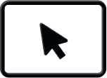 Icône de trackpad avec curseur et texte Trackpad Mac pour MacBook Air, Pro et Retina