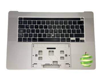 661-13162-FR-REC-A Top Case MacBook Pro 16 pouces Retina A2141 Touch Bar clavier Azerty (Fr) Argent (2019) reconditionné Grade A_1_BestinMac.com
