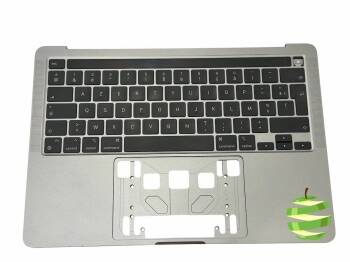 Top Case Apple pour MacBook Pro 13″ A2338 Retina M1/M2 clavier AZERTY (FR) Gris Sidéral (2020/2022) Reconditionné Grade B