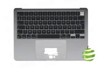 BIM-661-40227-FR-Top case clavier Azerty (FR) pour MacBook Air 13 M3 A3113 (2024) Gris Sidéral_1_BestinMac.com