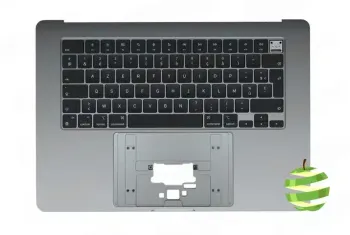 BIM-661-40266-FR-Top case clavier Azerty (FR) pour MacBook Air 15 M3 A3114 (2024) Gris Sidéral_BestinMac.com
