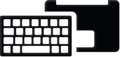 Icône clavier et top case pour MacBook – versions AZERTY et QWERTY